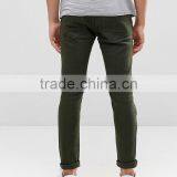 Best Price Custom Guangzhou Manufacturer OEM 98% Cotton 2% Elastane Breathable Functional Pockets Green Men's Cargo Casual Pants thumbnail-2