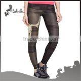 High Quality All Over Sublimation Printed Yoga Works Pants Yoga Leggings for Women thumbnail-1