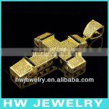 11012D Wholesale Hip Hop Bling Pendant thumbnail-1