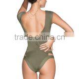Ladies Fashion Side Cut Out One-piece thumbnail-2