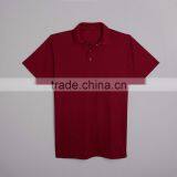 Three Gripper Front Placket Mens Polo Company Uniform 100% Polyester Pique Material Customize Color Brand Logo Worker Suit thumbnail-4