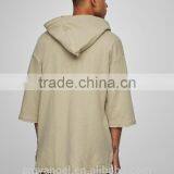 Hip Hop Style Fashion Street Wear Design 3/4 Sleeve Boy Fleece Wholesale Blank Hoodies Sweatshirts thumbnail-4