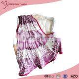 100% Polyester Flannel Blanket Printed Maple Leaf thumbnail-1