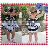 New Arrive Hot Sale! Cute Charming Apperal Wholesale Baby Swing Top and Bloomer Set thumbnail-1