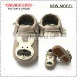Wholesale Shoes Baby Moccasins Rubber Sole Rubber Baby Shoes for Summer Baby Shoes thumbnail-1