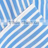 Navy Blue Custom Stripe Women High Quality 100% Silk Sleep Wear thumbnail-4