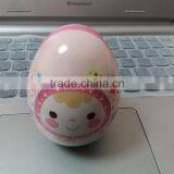 Canning Factory Supply Egg-shaped Cans Resurrection Egg Cans Tinplate Iron-shaped Cans Exquisite Gift Shaped TIN Box thumbnail-1