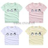 Wholesale Summer Cotton Short Sleeves Boys Kids Round Neck T-shirt thumbnail-1