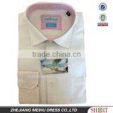 Latest Fashion Hot Sale Custom Contrast Color Linen Hemp Shirt thumbnail-1