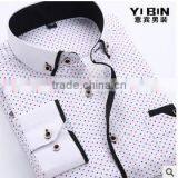 In Stock China Shirt Manufacturer Full Size Printing Long Sleeve Fashionable Fancy Printed Rounded Hem Cotton T-shirt thumbnail-5