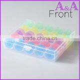 25pcs Color Plastic Bobbins With Box thumbnail-2