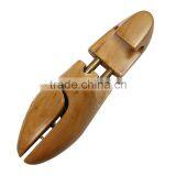 Painted Type Wooden Shoe Tree in Lotus Wood and Thin Wax on the Surface With Double Tube thumbnail-3