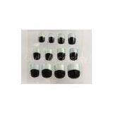 Balck With White Glitter Fingers Fake Nails Easy DIY False Nail