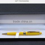 High Quality Laser Logo Heavy Ballpoint Twist Business Metal Pen Box Gift Set thumbnail-2