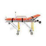 Aluminum Alloy Adjustable Wheeled Automatic Loading Stretcher With 65 Back Angle thumbnail-1