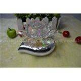 Solar Energy Product Solar Rotating Display Stand With Crystal Lotus Solar Gift 01A-00