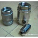 2Pc Spring Vertical stainless steel Check Valve