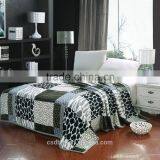 China wholesale Hot Sale Check print Flannel Fleece Blankets Baby Heated Blanket