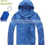 Rose Red Windbreaker Lightweight Hooded Pullover Packable Jacket With Bag thumbnail-5