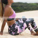 Yoga Apparel Custom Printed Supplex Women Sexy Sports Wear Fitness Yoga Pants Leggings for Women thumbnail-4