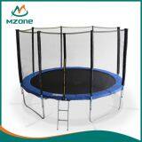 Mzone 6-16ft indoor outdoor trampoline with safety net