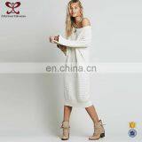 Women Loose Fit Long Sweater Pullover Round Collar Design For Ladies thumbnail-1