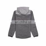 High Quality Mens Leather Grey Fleece Jacket thumbnail-2