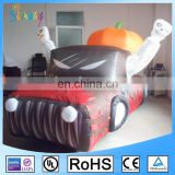 Pumpkin Ghost Car Inside Inflatable Party Halloween Decorations With Lights