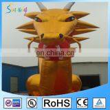 Custom Golden Nylon Attractive Inflatable Dragon, Giant Inflatable Dragon thumbnail-5