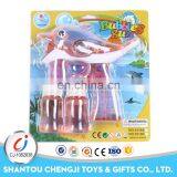 Funny Outdoor Toys Plastic Wedding Bubble Gun With Music and Light