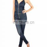 Blue Indigo Skiny Cotton Jumpsuit thumbnail-1