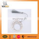 Custom Nickel Plated Bookmark With Tassel