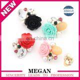 Crystal Rhinestone Buttons,flower Crystal Buttons, Large Buttons for Coats thumbnail-1