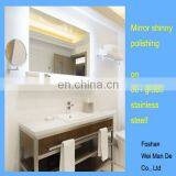 Hotel and Inn Bathroom Stainless Steel Vanity Consoles thumbnail-4