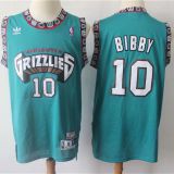 Vancouver Grizzlies #10 Bibby Throwback Green Jersey