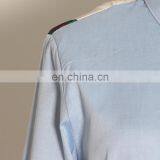 TWOTWINSTYLE Patchwork Hit Color Lapel Collar Long Sleeve Large Size Casual Blouse Female thumbnail-4