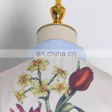 TWOTWINSTYLE Patchwork Hit Color Lapel Collar Long Sleeve Large Size Casual Blouse Female thumbnail-6