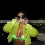 Hot Selling Women Winter Fleece Bomber Jackets and Coats thumbnail-4