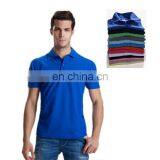 Custom Print Embroidery Logo Blank Unisex Plus Size Women Men Basic Plain CVC Polo T Shirts thumbnail-1