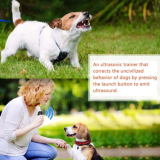 LED Ultrasonic Pet Dog Repeller Anti Barking Portable Pet Training Device Aids for Dogs 5M Effective Pet Supplies No Batteries thumbnail-5