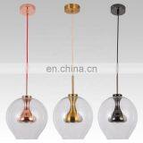 Modern E27 Clear Glass Ball Decorative Energy Saving Ceiling Pendant Lamp thumbnail-5
