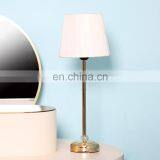Western Simple Design Metal Base Custom Gold Luxury Unique Bedside Lamps for Hotel Home Decor thumbnail-5