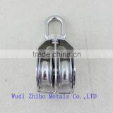 China Pulley Price Metal Steel Pulley Block for Wire Rope thumbnail-2