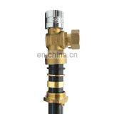 BWVA Brass Lockable Ball Valve With Magnetic Lock thumbnail-3