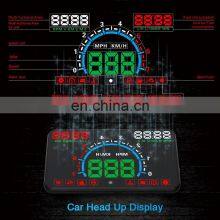 2020 5.5 Inch Smart LCD HUD Driving Head up Display for Universal Vehicle Apply to Cars With OBD2 Interface thumbnail-5