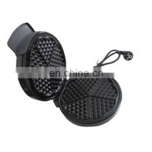 Hot sales double flat non-stick coating waffle  maker electric with CE/ROHS/LFGB