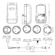 36W Plug-in Wall Conversion Switching Power Adapter thumbnail-3