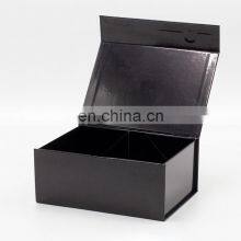 Custom Lamination Glossy Black Rigid A5 Deep Foldable Gift Box With Magnetic Closure thumbnail-3
