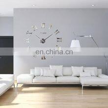 Large DIY Decorative Frameless 3d Home Office Roman Numerals Wall Sticker Clock Decals thumbnail-5