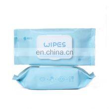 Biodegradable Spunlace Fabric Cloth 100% Pure Water Tissue Wipes OEM Label Household Baby Tissue Wet Wipes Wholesale Price thumbnail-1